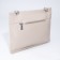 Bag Women's Cross-Bodi with a zipper, beige color