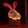 Lumber "Rabbit" Led RGB from the network 9.5x14x19 cm Risalux