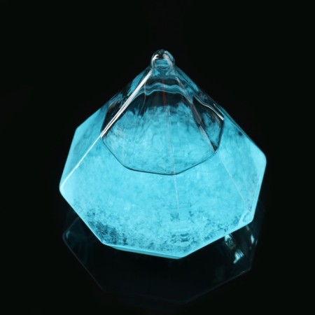 Barometer - Stormglass "Crystal" 8x10cm, Blue-1