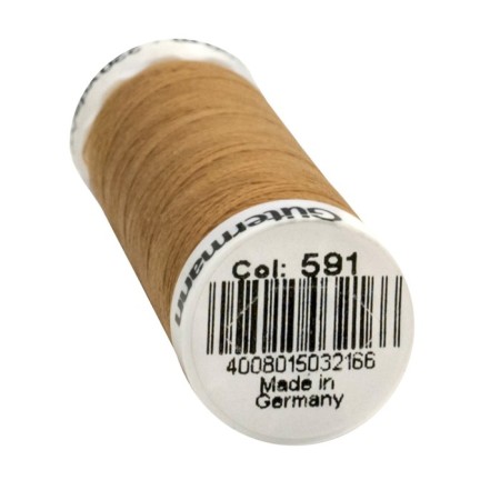 SEW-HALL thread for all materials, 200 m, 748277 (591 sand-yellow)-1