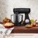 All-metal planetary mixer KitFort KT-3076, 1800 W, 6 l, 6 + pulse mode, 3 nozzles, cord 1 m