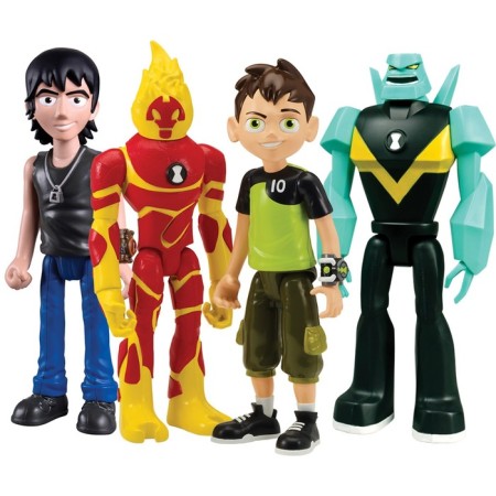 Game set "Man-Foil, Ben 10, Almaz, Kevin 11", 4 figures, 28 cm
