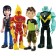 Game set "Man-Foil, Ben 10, Almaz, Kevin 11", 4 figures, 28 cm