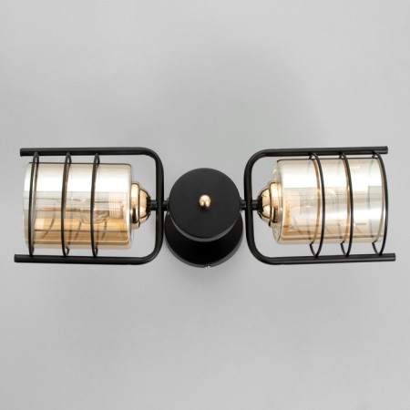 Maintenance chandelier 2he27 40w Black 43x14x21cm Bayerlux-4