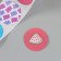 Sticker Paper "Mimic" d = 2.5 cm 252 pcs in the roll