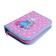 Penal 1 section 140 x 210 x 40 mm, folding pocket and cosmetic bag, fabric, calligrata topontent "Girl with hare"