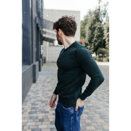 Jumper male ise, size 58, emerald color-8