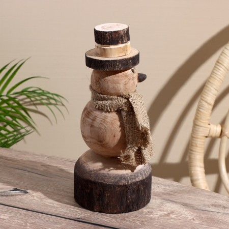Souvenir New Year's "Snowman" Manvy Tree 11.5x11.5x25.5 cm-3