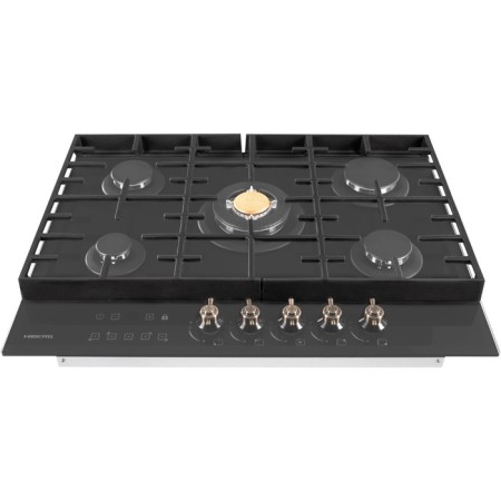 Hound surface HIBERG VM 7155 B, gas, 5 fireproof, sensory timer, black-2