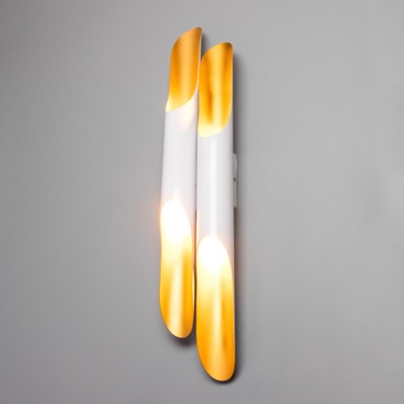 Sconces "bambo" 4he27 40W white gold 6x12x60cm