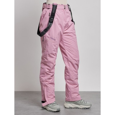Semi -combinezone ski insulated female winter, size 48, pink color-9