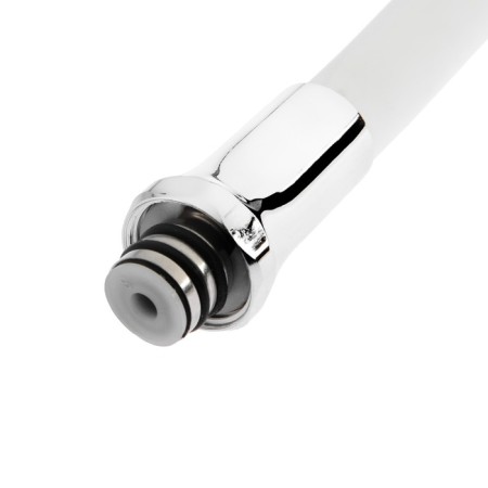 Pour for the Zein mixer, 3/4 ", flexible, silicone, stainless steel, 50cm, plastic grid, white-5