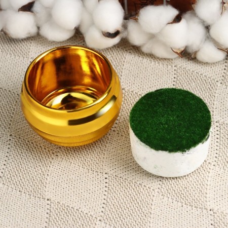 Floristic Kashpo "Oda" gold, 8x8x6cm-4