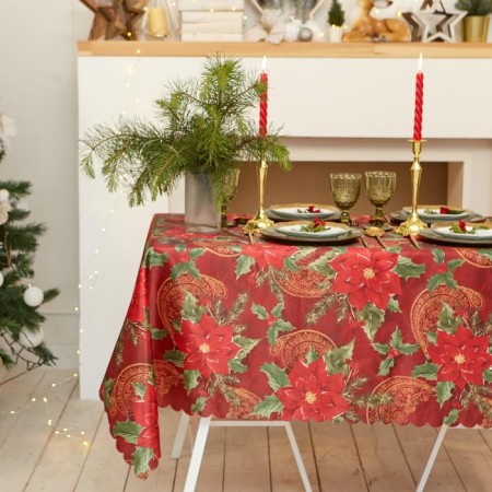 The tablecloth of the New Year's share "Magic holiday" 145*300 +/- 2 cm, 100% p/e