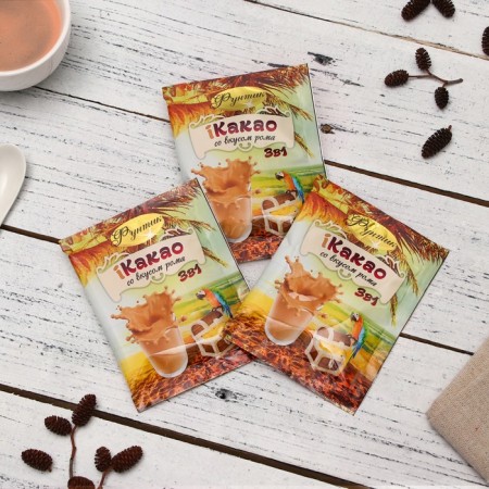 Какао 3в1 «Фунтик», со вкусом рома, 20 г-1