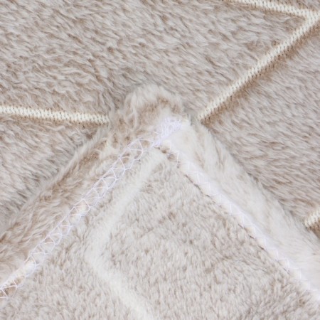 Gumming -luminous Casa Conforte Stella Geometry, 150x200 cm, Beige color, flannel 190 g/m, polyester-6
