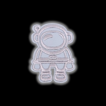 Reflective thermonacleka "Cosmonaut", 6.1 × 4.2 cm, color gray color-2
