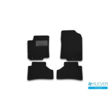Rugs in the cabin Klever Premium Kia Rio 2011-2016, hb., Sed., 4 pcs. (textile)