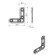 The square of the galvanized tundra Krep, UG-50/2 1 pc.