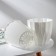 Kashpo for flowers with an insert "flute", 3 l, white color