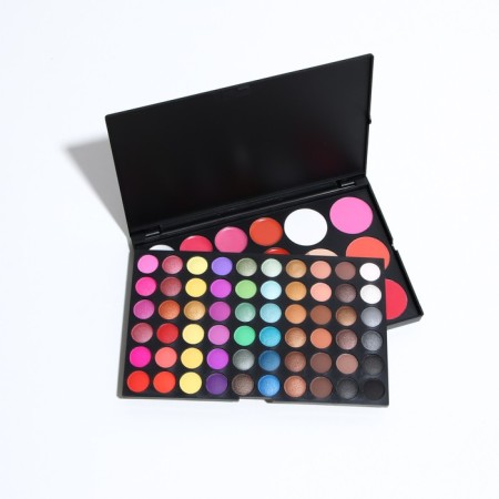 A set of decorative cosmetics (shadows for the eyelids, blush, lip gloss, correctors)-2