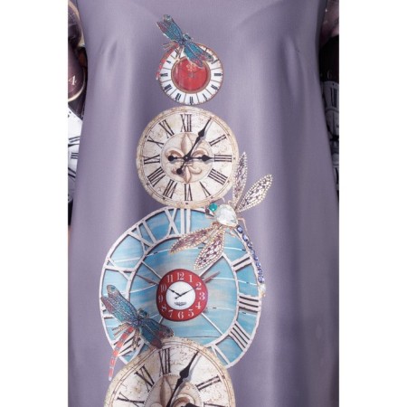 Female dress, size 46, purple color-6