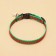 Collar + New Year's suspension "Snowflake", 30 x 1 cm, kapron, green
