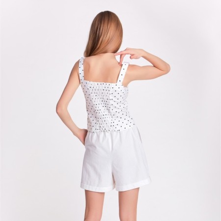 Women's shorts minku: enjoy color white, rr 46-2