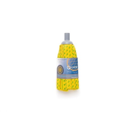 Nazadka for a mop with threads, tape microfiber, yellow color-1