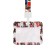 Badge horizontal, external 100 x 80mm, internal 52 x 82mm, tape 42 cm, cats