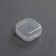 A set of decor containers, 4 pcs, 3.4 × 3.4 × 1.8 cm, the color is transparent