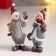 Polystone souvenir "Snowman in a knitted outfit and cap" MIX 9.3x4.3x2.5 cm