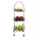 Class support stand, round, 3 tiers, chromium color