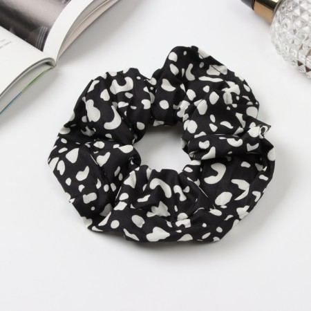 Hair elastic band "Orbit" Springs mini, 12 cm, black and white
