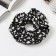Hair elastic band "Orbit" Springs mini, 12 cm, black and white
