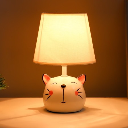 Board Lamp "Kitten" E14 40W white 17x17x27 cm Risalux-1