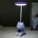 Table lamp "Kitten" Led 2 W USB AKB Blue 8x8.5x28 cm Risalux