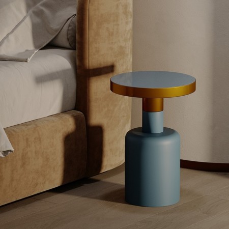 Coffee table from 350 × 350 × 510 mm, blue color-9