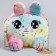Children's fur “bunny” bag, pink color, 15.5x12.7x4 cm