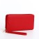 Women's wallet with lightning, dark red color
