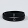 Silicone bracelets "Demetrons" Infinity, Black and white color, 18.20 cm