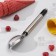 Spoon for ice cream fargo, stainless steel
