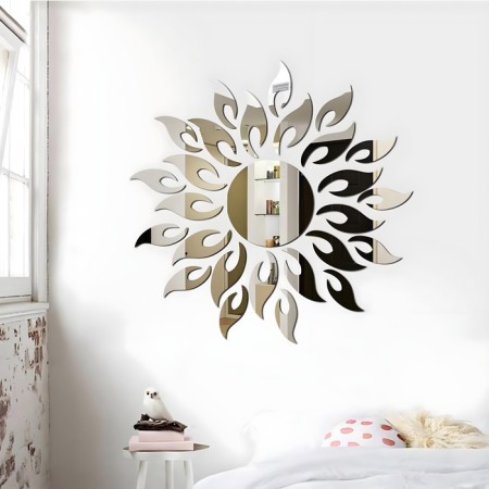 Interior stickers "Sun", mirror, decor on the wall, panel 50 x 50 cm, 26 email-2
