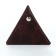 Monetnik on the button, Textura, brown color