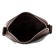 Male bag, lightning department, 1 external pocket, adjustable belt, brown color