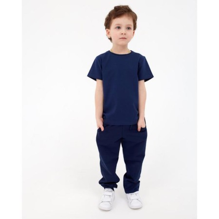 T-shirt KAFTAN "BASIC Line" R.32 (110-116), Indigo-1