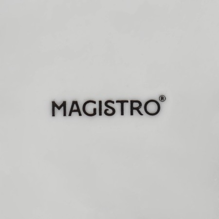 Porcelain salad Magistro "Blanche. Sheet ", 1.2 l, d = 27.5 cm, white color-5