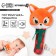 Toy-sprout "Fox", textiles, crumb me