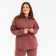 Women's costume (jumper, trousers) minku: casual collection chocolate color, size 48