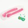 Set of children's spots for feeding, 2 pcs., Pink color